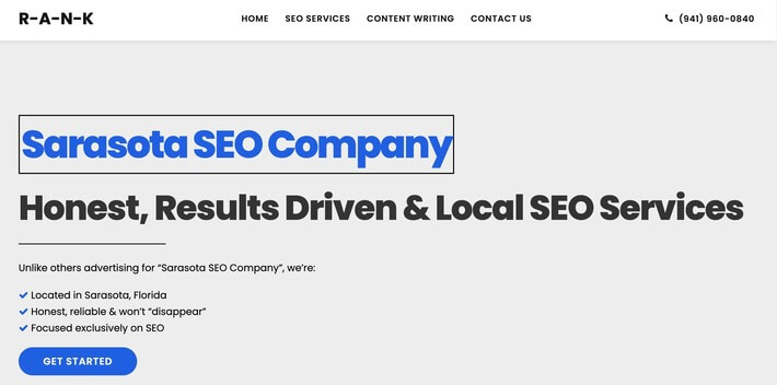 R-A-N-K Sarasota SEO Services